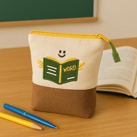 XYTAHDM Pencil Case Zip, Kawaii Pencil Case, 2-in-1 Pencil Case and Pen Holder, Stand Pencil Holder, Telescopic Pencil Case, Pen Holder for Teenagers, Students (B)