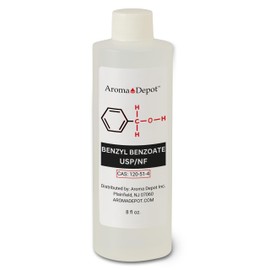 Benzyl Benzoate USP Grade Liquid 8 fl oz – High Purity Multipurpose Solvent & Fragrance Fixative for DIY Cosmetic & Crafting Use