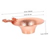 Mobestech Copper Tea Infuser Filter with Heat Resistant Plum Blossom