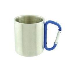 Carabiner Mug Stainless Steel Cup Hiking Camping 10oz