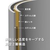 CBJAPAN UCA Tumbler, 16.9 fl oz (500 ml), Black, Vacuum