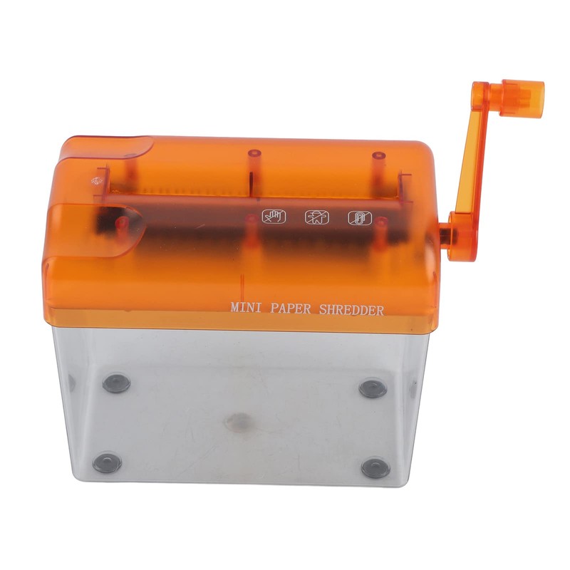 Desktop Micro Cross Cut Hand Shredder For Home Use Can