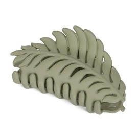 Green Hair Clips Large Claw Leaves Clamp Banana Hair Clip Non-Slip Strong Leaf Shaped Clips Leaves Hair Accessories for Women Girls,3.5 Inch, Big Claw Clips