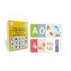 fasonak Letters and Numbers Learning, German ABC Cards, 60 Flashcards