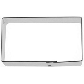 Rectangle 4.5'' Chocolate Bar Business Card Welcome Door Cookie Cutter