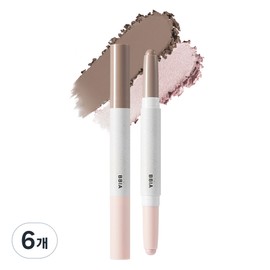 BBIA Last Contour Stick 2.4g, 02 Cool Detail, 6 pcs / 삐아 라스트 윤곽 스틱 2.4g, 02쿨 디테일, 6개