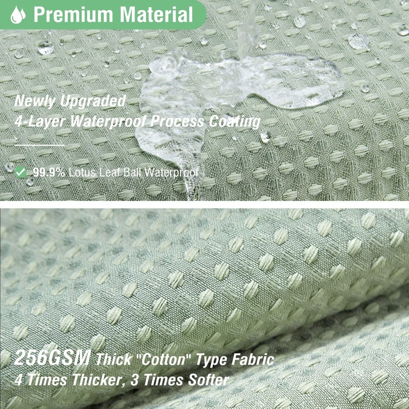 Dynamene 60 inch Stall Shower Curtain - Waffle Weave Heavy