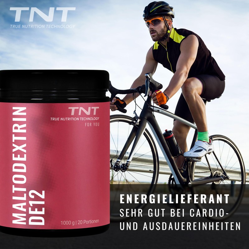 TNT Maltodextrin 12 (1 kg) • 100% Carbohydrate Powder for