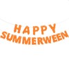 Happy Summerween Decorations Summerween Banner 15 Spooky Cutouts Devor Party