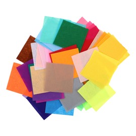 Operitacx 50pcs Felt Sheets Craft Fabric Squares Soft DIY Sewing Squares for Patchwork Nonwoven Fabric Sheets