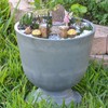 Arcadia Garden Products Pebble Lane Polyresin Fairy Garden Kit (11-Piece)