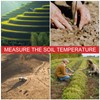 GANAZONO 1pc Extended Probe Soil Thermometer Stainless Steel Detector for