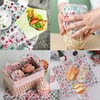 100 Pcs Christmas Wax Paper Sheets for Food,Decorative Parchment Paper
