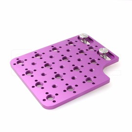 Eonvic Camera Cold Shoe Panel Side for ARRI Alexa Mini LF RED Camera 3/8”1/4" Thread Expansion Side Universal Panel (Purple)