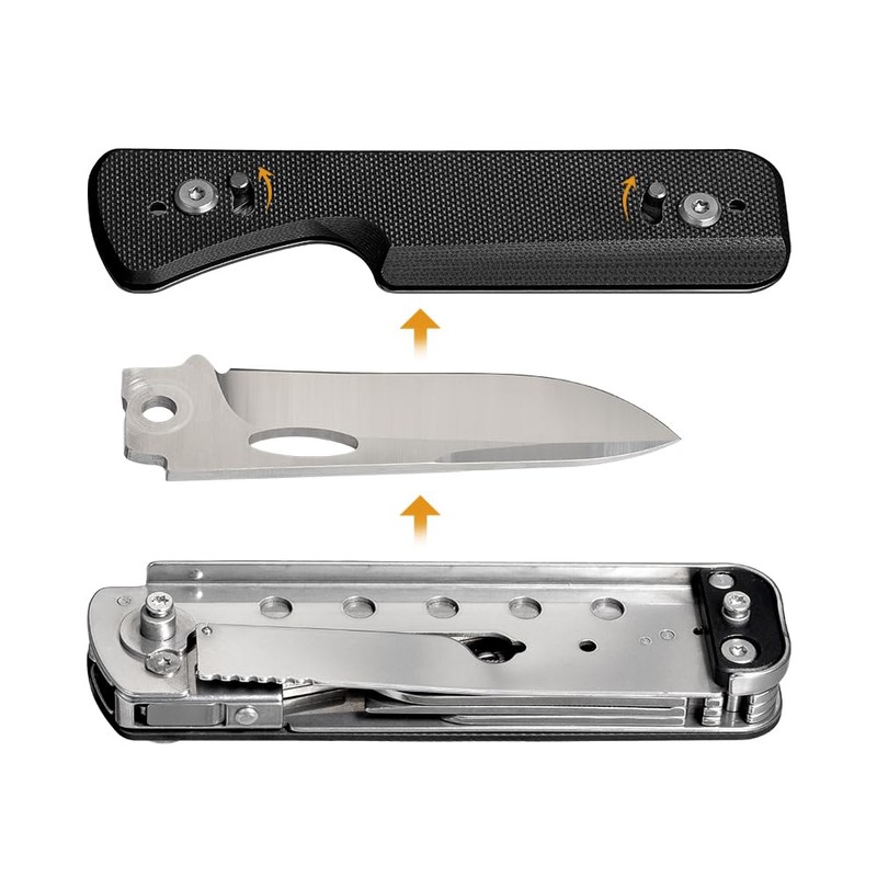 Roxon S505G Flex Scissors - Modular Design Multitool - with