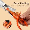 2024 Upgraded Crawfish Peeler - easily removes tail meat, protects