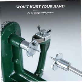 ABOOFAN Handheld Three and Vegetable Peeler Machine Die Cast Alloy with Clamp for Easy Use for Oranges Lemons Potatoes and More