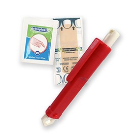 HeavySun Tick Tweezers - Tick Tweezers - Tick Remover for Removing Ticks (Red)
