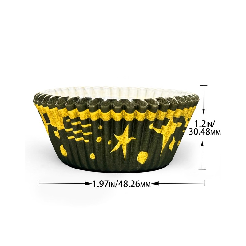 Gcardist 100th Birthday Cupcake Liners Pack of 200 Muffin Liners