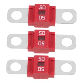 NOLITOY Automotive Bolt Type Fuse Kit 3pcs Low Profile Mini Fuse for Trucks Cars and Marine Applications Quick Melting Circuit Protection
