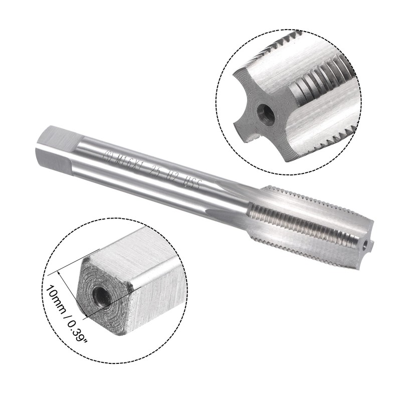 sourcing map Tap M16 x 1.25 mm with Alloy Tool