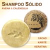 Shampoo Sólido de Avena y Caléndula, Hidratante y Calmante, 100