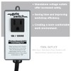 O'SKOOL Wireless Electrical Outlet Switch, 433M Transmitter 120V Plug(Receiver Switch