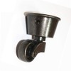 1.5" Solid Brass Vintage Round Cup Caster in Castor Swivel