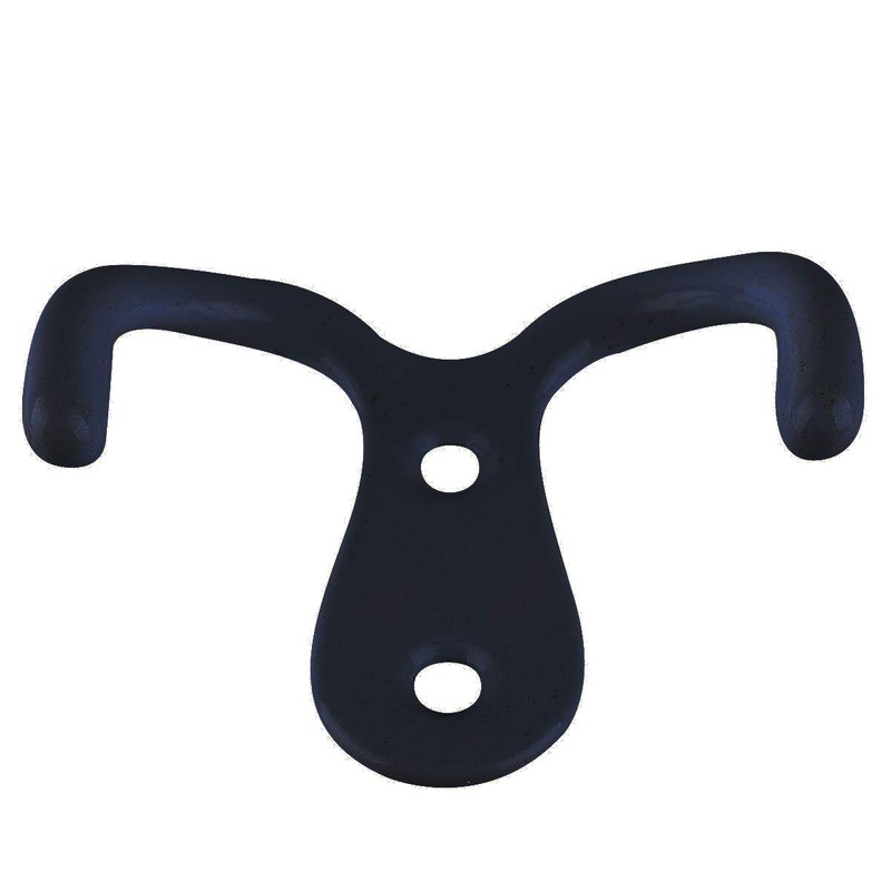 Umsole 10 Pieces Double Prong Robe Coat Hook Retro Cloth