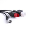 ZIWIMEGO Obd2 Cable Connector 16 Pin to 3Pin 4Pin 6Pin