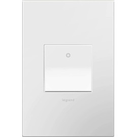 Legrand adorne 15A 1 or 3-Way Paddle Switch (White Finish), 12-Pack, ASPD1532W4-12PK