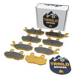 Traild Ceramic Brake Pad Set for Yamaha Viking 700/ Viking VI 2014-2025 Front & Rear Complete Vehicle Set