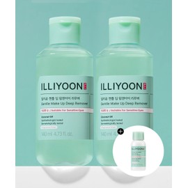 illyoon Gentle Deep Lip and Eye Remover 140ml 2 Pack + Free Cleanser 30ml
