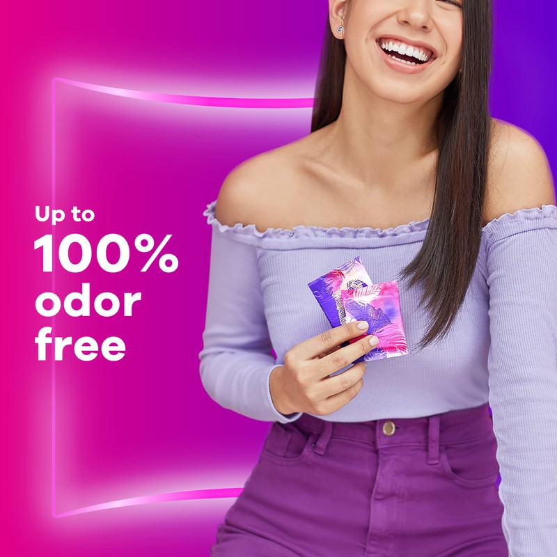 Always Radiant Daily Liners Light Absorbency, Long Length, Up to