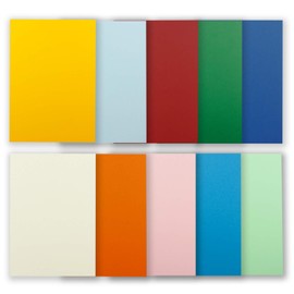 DIN A4 Sheets of Coloured Cardboard, 240 g/m²