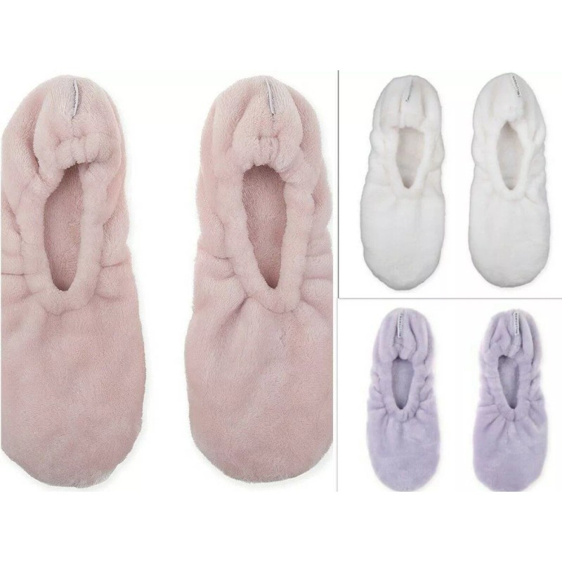 Wamsutta Ultra Plush Memory Foam Footies Slippers One Size Fits