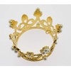 Olive-G Glitter Cute Tiara Crown Hair Accessory Gold