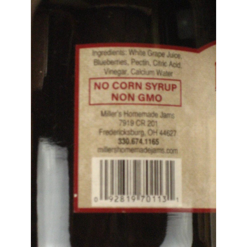 Mrs.Miller's 2Pack Mrs. Miller's Amish Made No Sugar Added Blueberry