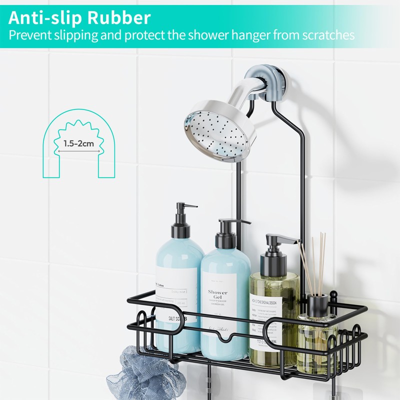 HapiRm Hanging Shower Caddy Organizer - Bathroom Organizer with 12