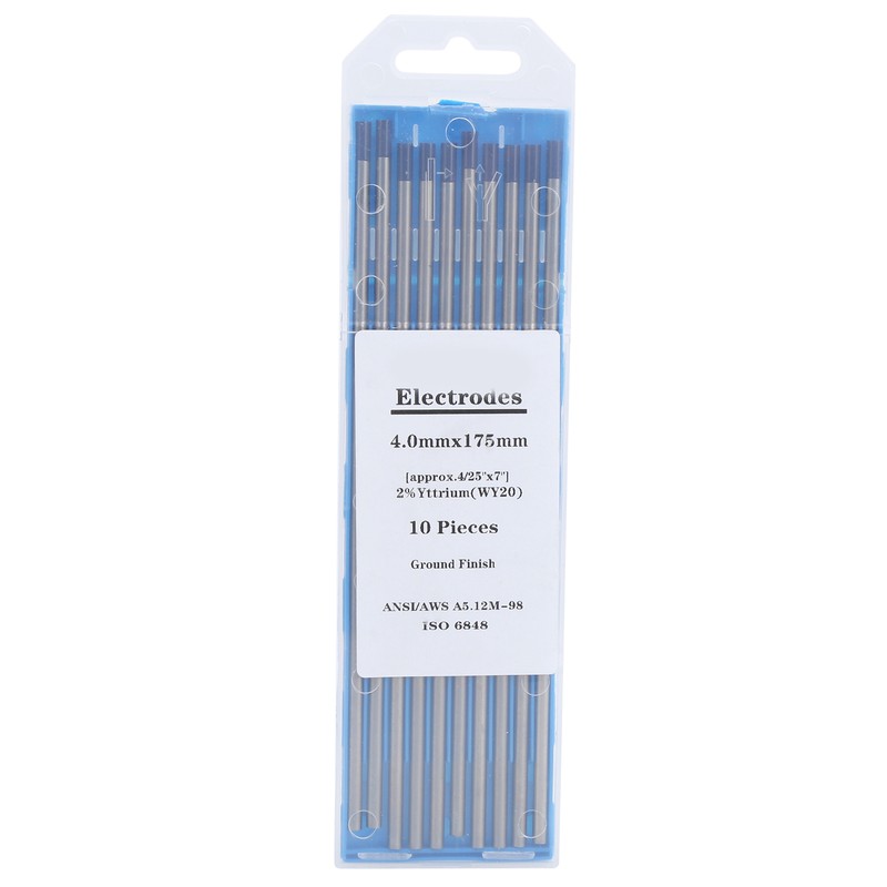 10Pcs Rod Welding Tungsten Electrode Arc Yttrium Needle Equipment Blue