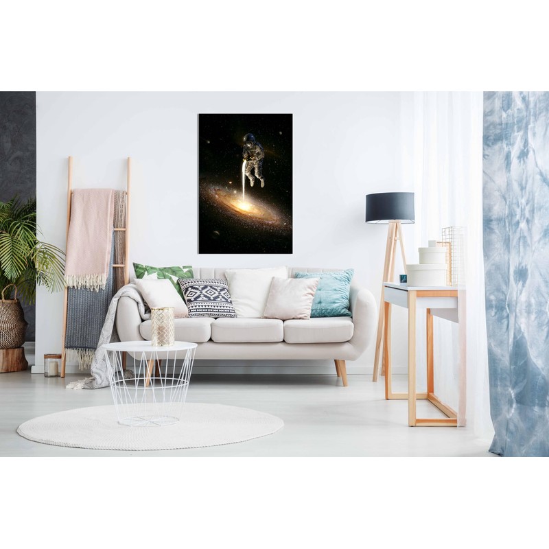 The Milky Way Framed Canvas Wall Art Picture for Walls