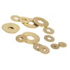 M6 x 18mm Brass Penny Washers DIN9021 (Pack of 10)