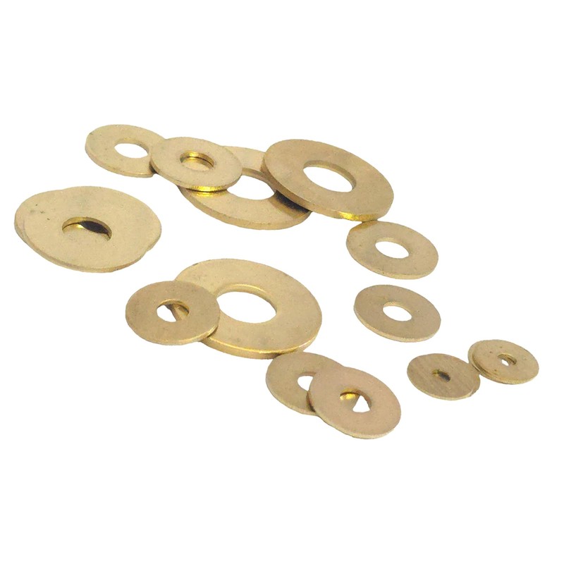 M6 x 18mm Brass Penny Washers DIN9021 (Pack of 10)