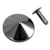 100pcs Mushroom Rivets Multipurpose Double Cap Mushroom Rivets for Belts