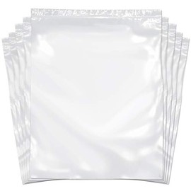 SNL Quality Zipper Lock Extra Large Jumbo Reclosable Clear Disposable Plastic Bags, Strong | 12" X 15" - 2 MIL - 100 Bags