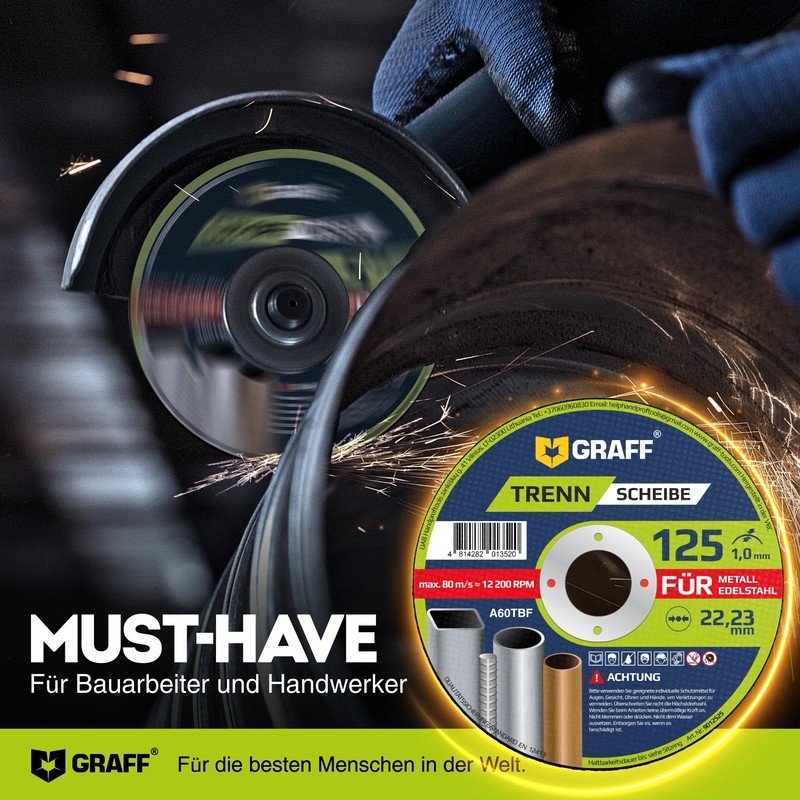Cutting Discs 125 Metal 1 mm Extra Thin - Flex