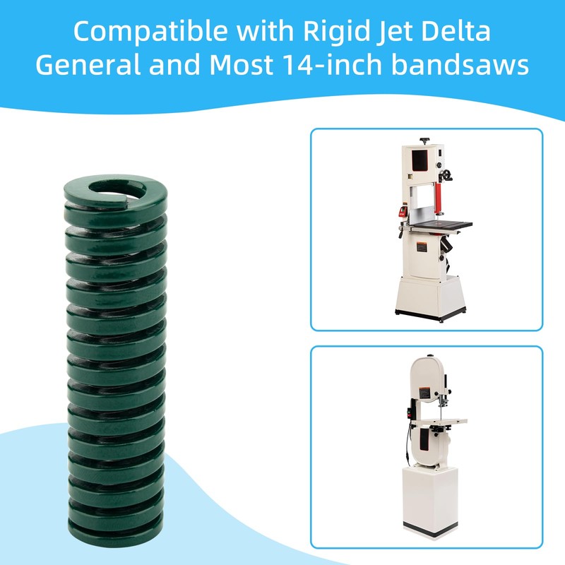 Coil Bandsaw Tension Spring Compatible with Rigid Jet Delta and