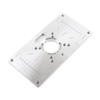 Uadme Router Table Insert Plate, Aluminum Alloy Routers Bench Trimmer