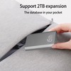 FINEANDENG USB to MSATA Solid State Drive Box USB3.1 External