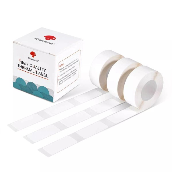 Memoqueen Phomemo D30 Labels, 3/8"*1 1/8"(12mm*30mm